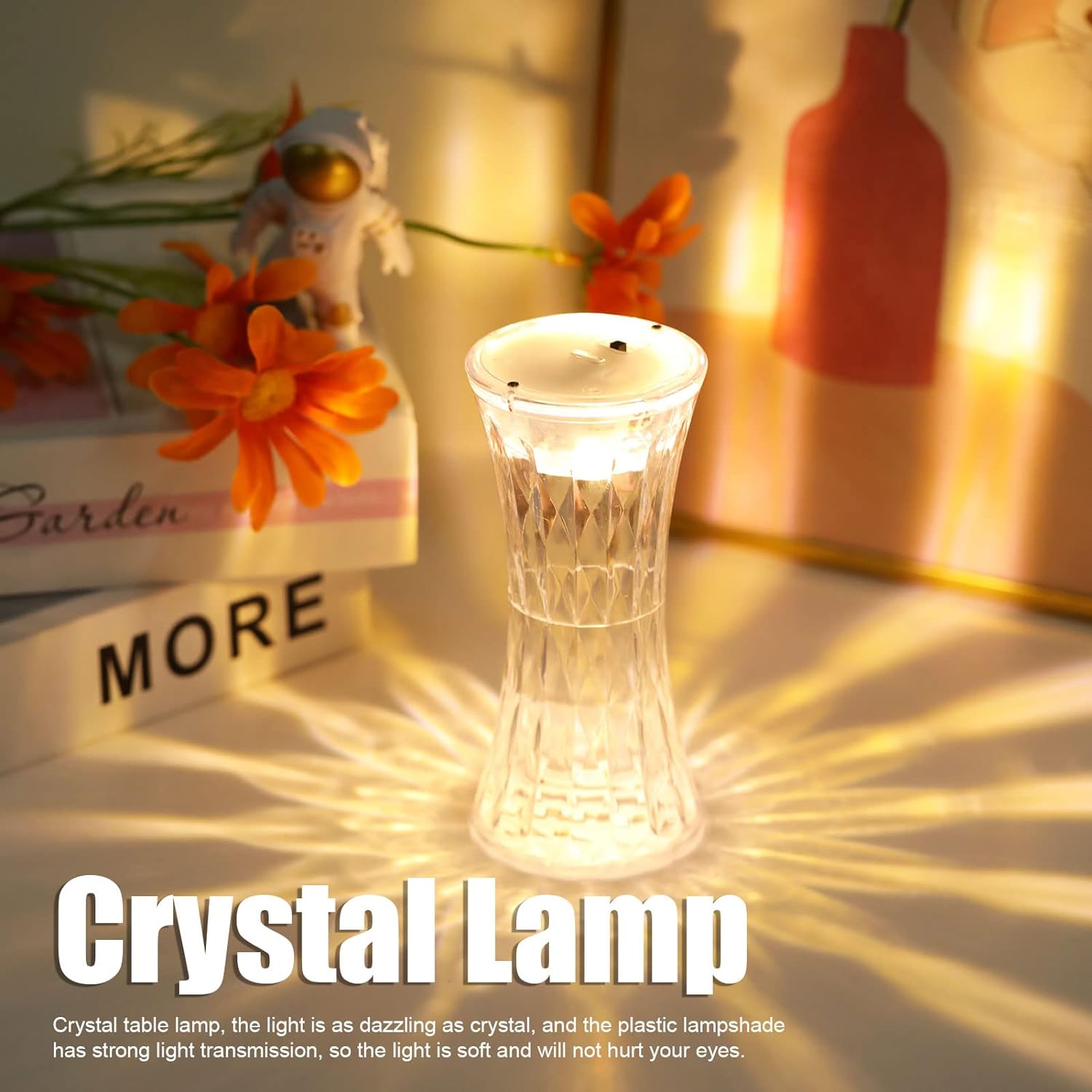 8440 Crystal Lamp, Universal Night Light, Soft Lighting, Eye Protection for Nursery, Study, Bedroom Transparent Crystal Table Soft Lighting Multipurpose for Hotel for Office for Children's Room (12Pc MOQ) 8440 Crystal Lamp, Universal Night Light, Soft Lighting, Eye Protection for Nursery, Study, Bedroom Transparent Crystal Table Soft Lighting Multipurpose for Hotel for Office for Children's Room (12Pc MOQ)